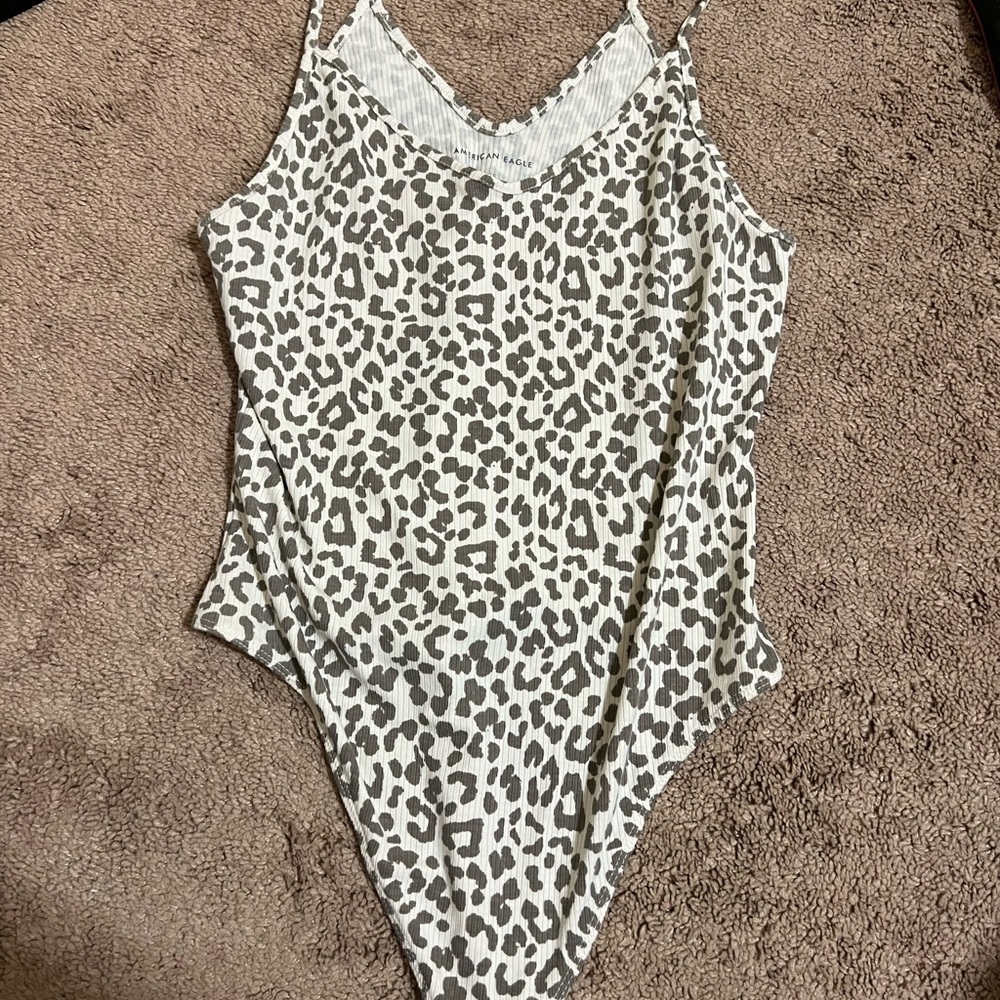 aeo cheetah print bodysuit!